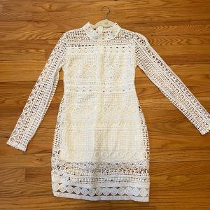 Long sleeve lace dress